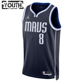 Maillot Enfant Dallas Mavericks Josh Green 8 2022-23 Jordan Statement Edition Navy Swingman